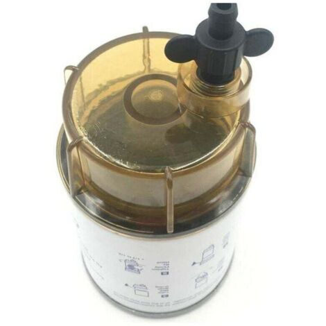 Séparateur d'eau et filtre à carburant S3227 – Pour moteurs hors-bord Yamaha, Mercury, Honda – Matériau métal + nylon – Éléments filtrants inclus