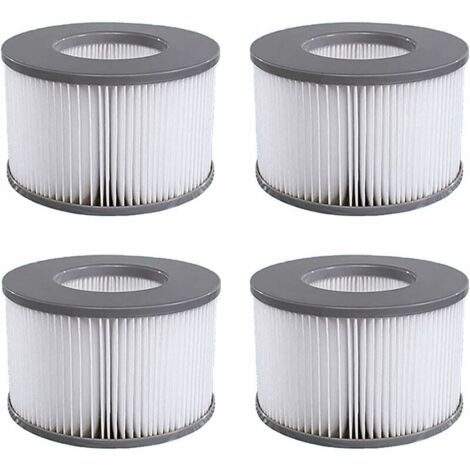 Cartouche de filtre spa 4pcs – Surface de filtration 4000 cm² – 90 ailettes – Compatible Mspa Delight, Premium, Elite, Concept, Aurora (1/2)