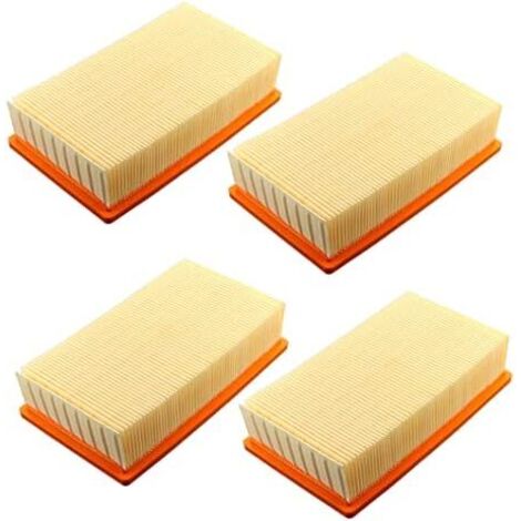 Lot de 4 filtres pour aspirateur Hilti VC 20 U VC 40 U UM (LF 4) Karcher NT25 NT35 NT45 Filtre à air plat filtre à lamelles\\/aspirateur de sol\\/aspirateur de lavage\\/robot aspirateur (1/5)