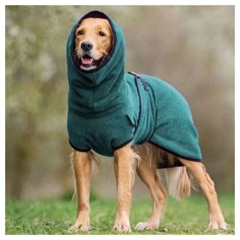 Peignoir pour chien en microfibre – Séchage rapide – Taille XL – Confort optimal après bain ou pluie – Lavable en machine