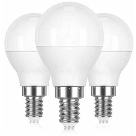Ampoule E14 LED 5W Équivalent 40W - 470LM Blanc Chaud 2700K - CRI85 - E14 P45 Type Globe Ampoule à Angle de Faisceau 200°- AC 220-240V - Non Dimmable - 6 pcs