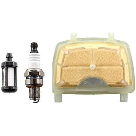 Filtre à air et bougie d'allumage pour tronçonneuses Stihl MS171 MS181 MS211 – Remplacement référence 1139 007 1800 – Kit complet 3 pièces (1/5)