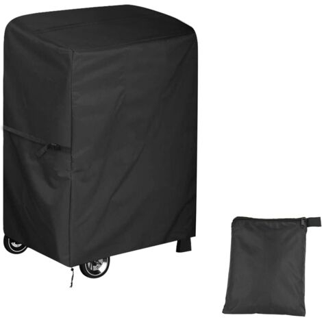 Protection pour Barbecue, 76x66x110cm Universelle Housse Barbecue Exterieur Housse Plancha, 420D Oxford Imperméable Coupe-Vent Anti-UV Couverture de Grill (1/5)