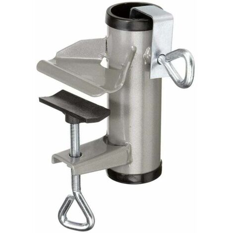 Support Parasol Balcon, Support pour Table Parasol Accessoires, Support de Parapluie pour Table de Balcon, Support à Parasol Fixation de Parasol, pour Balcon barrière Garde-Corps métal (1/5)