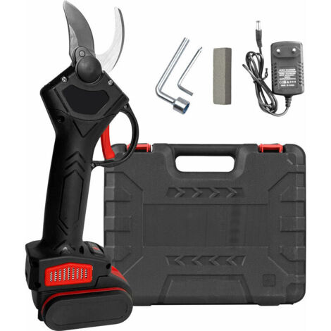 Sécateur électrique sans fil 48V – Batterie lithium 1800mAh – Coupe branches jusqu'à 25mm – Design ergonomique et léger (1/5)