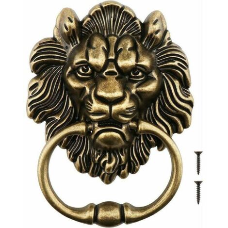 Heurtoir de porte tête de tigre en bronze antique – Alliage haute qualité – Résistant à l'humidité et à la corrosion – Installation facile (1/5)