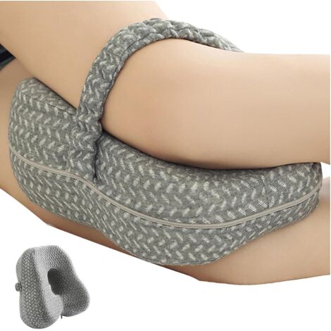 Oreiller Jambes Orthopédique - Coussins Relève-Jambes avec Mousse à Mémoire De Forme Homme - Oreiller De Genou pour Dormir sur Le Côté - Coussin Orthopédique Genoux Confortable (1/5)