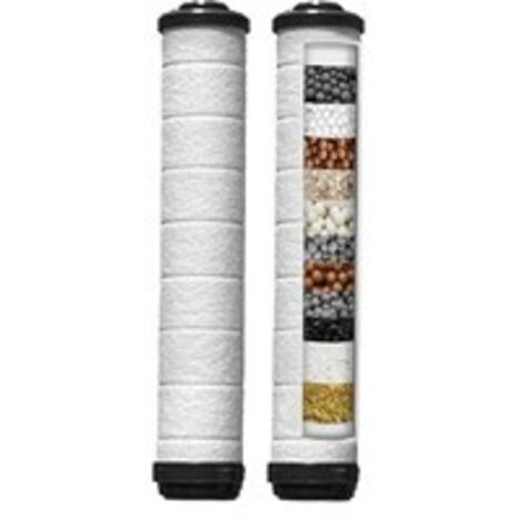 Lot de 5 filtres de rechange pour eau dure à 15 couches - Nettoie et élimine le chlore et les substances nocives