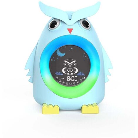 Réveil lumineux enfant sans fil – Veilleuse pédagogique 5 couleurs – Simulation lever de soleil – Batterie rechargeable intégrée (1/6)
