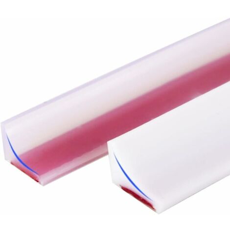 200CM Barriere De Douche Silicone,Barre De Seuil De Douche Anti Débordement Autocollant,Barrage Eau Douche,Seuil Douche Barrage D'eau,Barrière De Douche Pliable Pour Sol De Salle De Bain-tra (1/5)