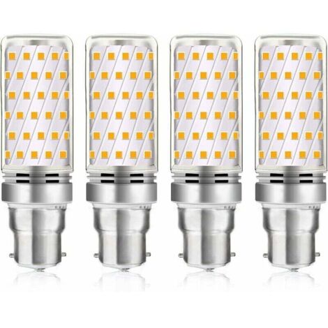 Ampoule LED Mais B22 16W Blanc Froid 6000K, 1600LM, Équivalent Halogène B22 100W-120W, AC 230V, Ampoule B22 pour Garage/Studio, non-dimmable, lot de 4 [Classe énergétique A] (1/5)