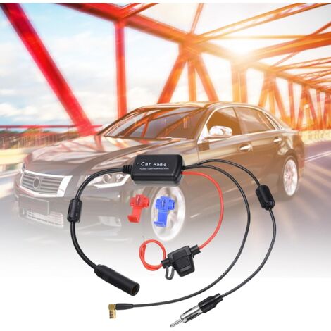 Antenne Voiture Universelle Puissante FM DAB Greatzer - Réception Premium 10cm Pour Auto, Camion Et SUV