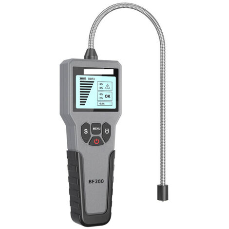 Testeur de liquide de frein, détecteur de liquide de frein de haute précision, humidimètre pour liquide hydraulique/huile/liquide avec écran LCD et alarme sonore, testeur DOT3, DOT4, DOT5.1, capteurs (1/4)