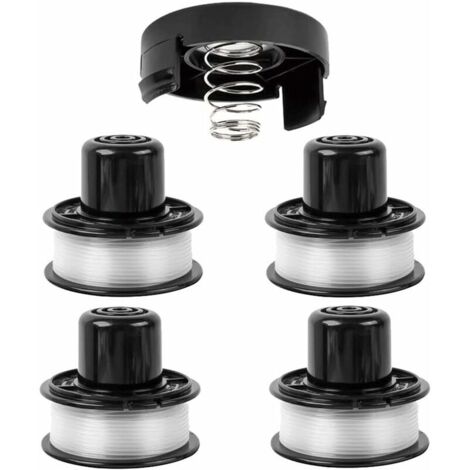 A6226 Bobine de fil compatible avec Black et Decker ST4400 ST4500 ST5000 GL250 GL310 GL360 GL360SB, bobine fil coupe bordure pour black et decker a6226 gl360 longue 6m, diamètre 1,6mm (4 + 1pcs) (1/4)
