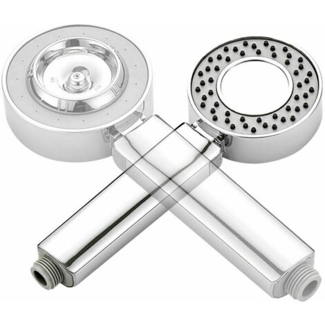 Pommeau de douche haute pression, jet double face, chrome poli (1/5)