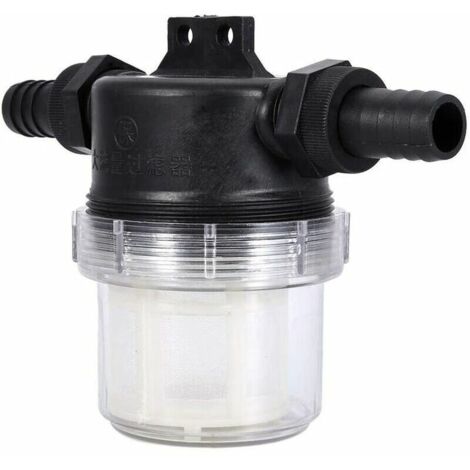 Pompe À Eau Filtre Filet Arroseur Réglable en Ligne Transparent Maille Tamis Outil D'arrosage pour Jardinage Pompe À Eau(interface:20mm)