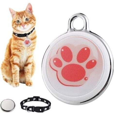 Traceur GPS pour chats et chiens - Localisation en temps réel, collier étanche, sans frais mensuels