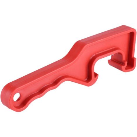 Ouvre-couvercle de seau,seau en plastique, ouvre-couvercle de boîte de peinture outil d'ouverture de dissolvant de couvercle de boîte de peinture pour outil de retrait de couvercle de peinture (1/5)