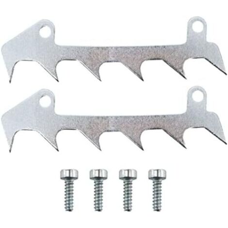 Lot de 2 griffes de butée pour tronçonneuse STIHL MS170 MS180 MS210 MS250 – Accessoire pour coupe précise – Inclus 4 vis de fixation (1/3)