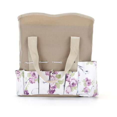 Sac à outils de jardinage, porte-outils pour la maison, pochette d'accessoires de quincaillerie polyvalente faite à la main (outil non inclus) (1/5)