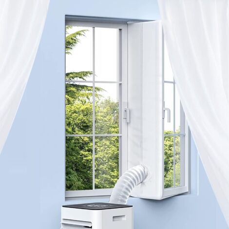 Joint de fenêtre étanche pour climatiseur mobile 500 cm – Tissu polyester nano haute densité – Installation facile sans outils – Protection contre insectes et poussière (1/5)