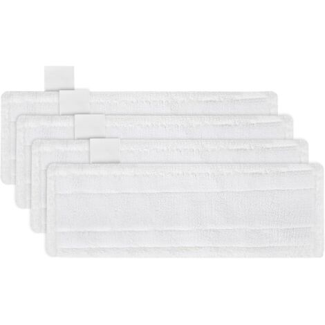 Applicable à Lingette pour Nettoyeur Vapeur Karcher Easyfix SC2 SC3 SC4 SC5 Chiffons Serpillières Bonnettes en Microfibre pour Karcher Easyfix SC Série (lingette blanche-4pcs) (1/5)