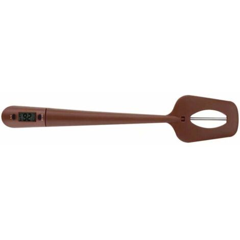 Spatule Thermomètre - Thermomètres à Confiture avec Transparent Affichage Numérique pour Le Chocolat, Les Crèmes, Les Sauces, Les Confitures et Les Sirops, Lecture Instantanée (1/5)
