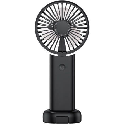 Mini Ventilateur Portable, Ventilateur à main, Petit Ventilateurs USB de Voyage, Ventilateurs Manuel Rechargeable Avec 3 Vitesses Pour Extérieur, Déplacement, Bureau, Camping (1/5)