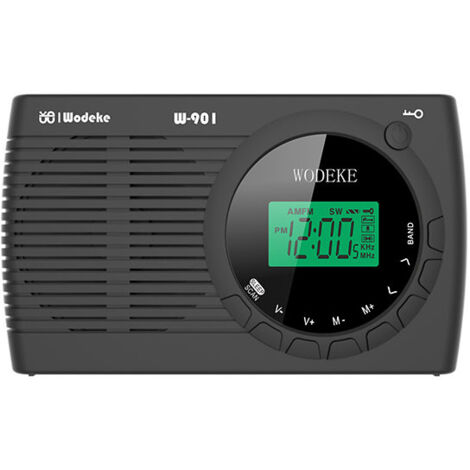 Petite Radio Portable FM/AM (MW) /SW, Transistor Radio avec Une Excellente Réception et Une Qualité Sonore Elevée, Mini Radio avec Connexion Timed/Casque