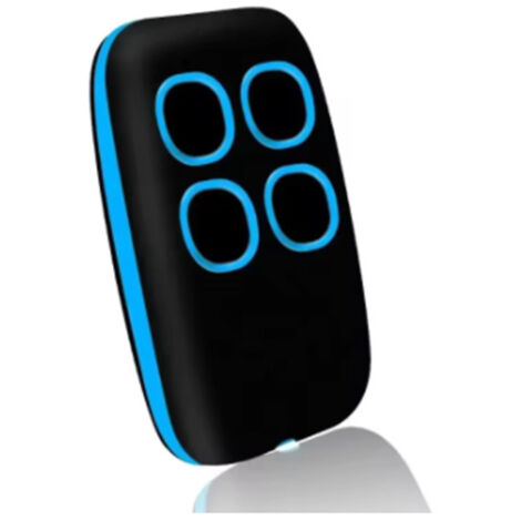 Télécommande portail universelle 4 en 1, télécommande rolling code universel multifréquence de 250 à 913 mhz. Radiocommande portail programmable version mise à jour (bleu) (1/4)