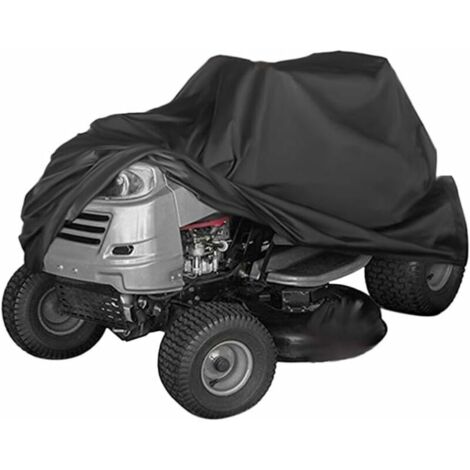 Housse pour Machine à Gazon imperméable et résistante avec Protection UV Universelle avec Cordon de Serrage Noir XXL 245 x 50 x 140 cm,Adélala (1/5)
