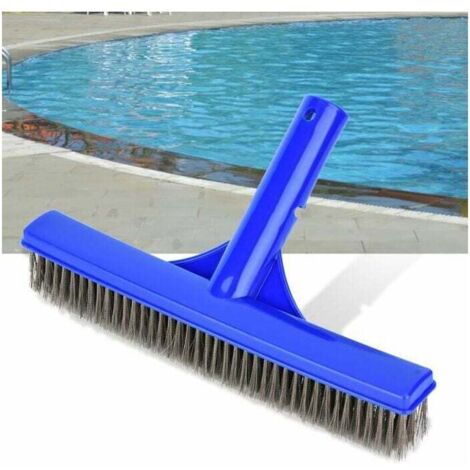 brosse de piscine Brosse de mur de piscine 1Pc avec poils de fil d'acier pour équipement de nettoyage d'étang de spa (1/4)