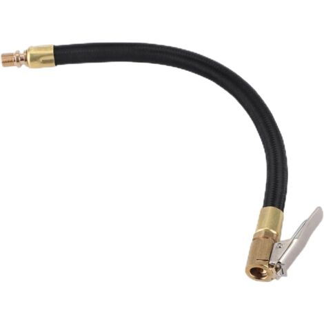 2pcs Tube d'extension de Tuyau de gonflage de Pneu, Tube de gonflage de Pneu de 20cm Adaptateur de Mandrin de gonflage Rapide pour Voiture avec Valve américaine (1/5)