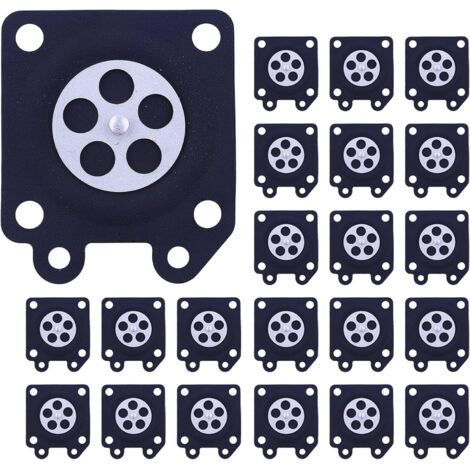 Kit de 20 diaphragmes de carburateur pour Walbro WA WT WY WZ Series, diaphragme de mesure, joint d'étanchéité, kit de révision de carburateur n° 95-526 (1/5)