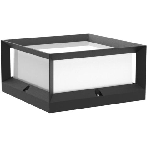 Lampe pilier d'extérieur LED étanche IP65 – Aluminium moulé sous pression – 15W blanc chaud – Pour jardins et allées