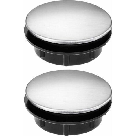Couvercle de trou de mélangeur de cuisine en acier inoxydable, 2 pièces, couvercle de trou de distributeur de savon 3613 mm (1/5)