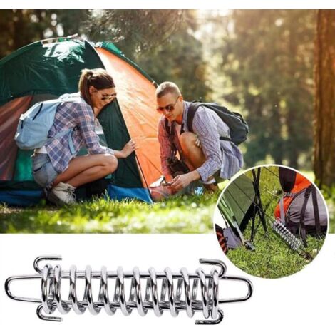Lot De 12 Ressorts De Tension Pour Voile D'ombrage - Fixation Robuste Pour Tentes Et Parasols