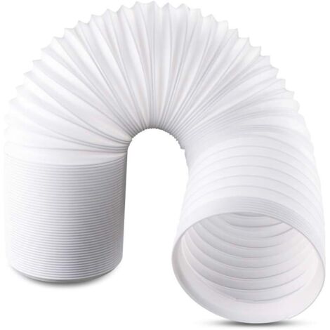 Tuyau d'Échappement de Climatiseur Portable, Tuyau Climatiseur Mobile de 150mm de Diamètre avec Filetage Anti-Horaire, Longueur de 2m, Adapté au Climatiseur/Déshumidificateur/Cuisine (1/5)