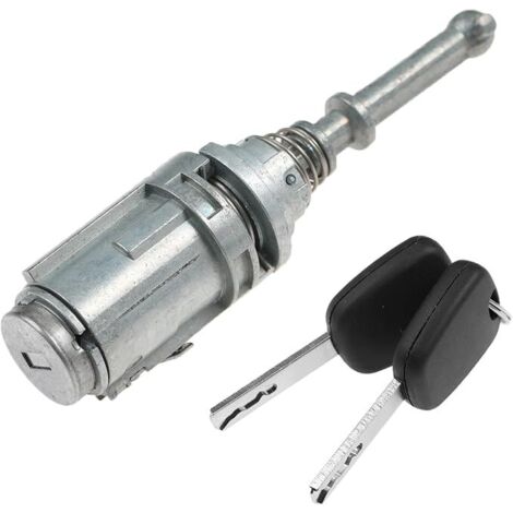 Cylindre Serrure de Porte pour C2 C3 Pluriel Avant Gauche Serrure à Barillet + 2 Clés Barillet C3 Serrure C2 9170.T9 9170W9 9170T5 256924 (1/5)