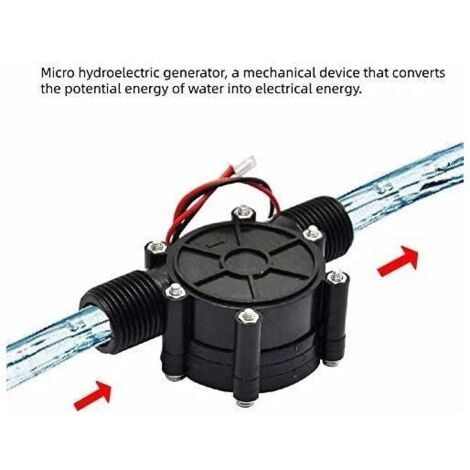 Générateur Hydraulique Micro-Turbine DC 12V 10W - Générateur D'Eau Zerodis