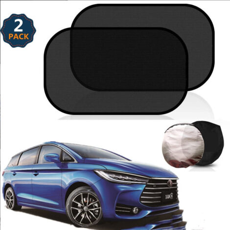 Pare-Soleil Voiture Bébé,TRÈS Sombre Protection UV/Chaleur, Pare-Soleil Auto-Adhésifs pour Enfants,Pose Rapide/Facile,Sac de Rangement fourni,Taille 51x31 cm (M) (1/5)