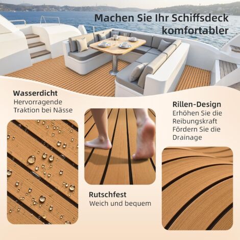 Tapis De Pont EVA Pour Bayliner 2855 (1997) - Style Teck - Neuf