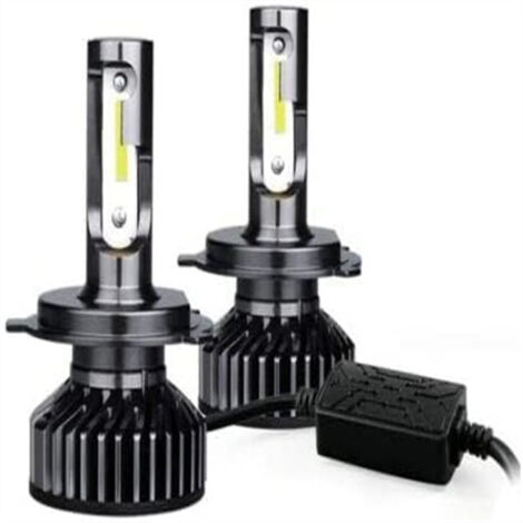 Convient pour voiture 2pcs 8000K Mini H7 LED ampoules de phares