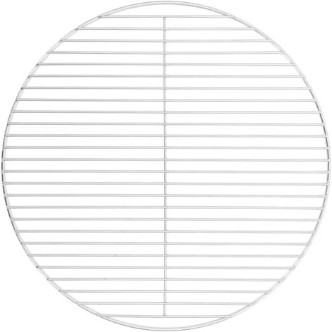 Grille de barbecue ronde Ø34 cm acier inoxydable 304, remplacement de grille de barbecue, grille de grillage, grille à charbon de bois (1/4)