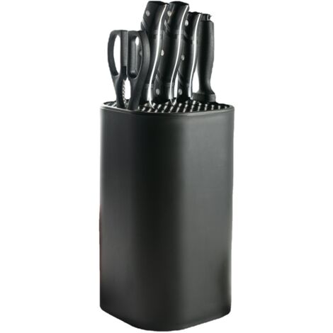4 en 1 Universel Support Carré Rangement à Couteaux de Cuisine , Porte Ustensiles Cuisine Rangement Ustensiles (1/3)