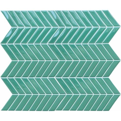 Credence Adhesive Cuisine, Stickers Carrelage pour Salle de Bain, ImperméAble Carrelage Adhesif Carreaux de Autocollant Mural DéCoratif 4 Pièces 250x254mm,