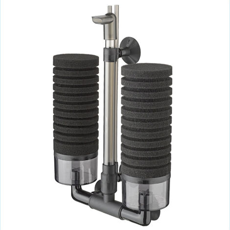 Filtre double éponge pour aquarium avec filtre (s) (1/2)