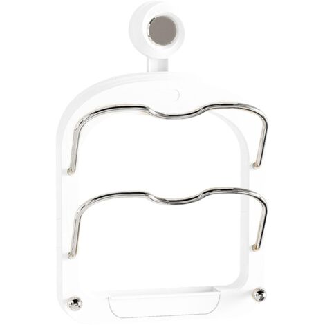 Support Mural Pour Couvercles De Casseroles - 3 Fentes - Ventouse Sans Perçage - Acier Carbone - Noir