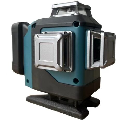 Niveau laser 4D 360° avec 16 lignes – Autonivelant et mode pulsé extérieur – Précision ± 1/10 pouce – Autonomie 8h avec 2 batteries