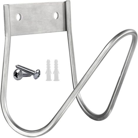 2pcs Crochet de support de tuyau d'arrosage, support mural pour tuyau d'arrosage, support mural en métal, support de tuyau d'arrosage pour cour, pelouse (1/5)